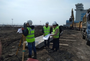Первая свая забита на строительстве нового терминала аэропорта Хабаровска